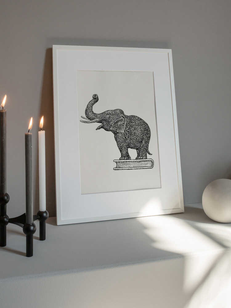 Elephant On a Book (1935 1936)