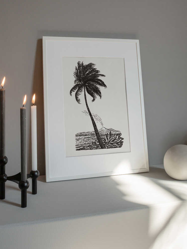 Palm Tree With an Island (ca. 1891–1941)