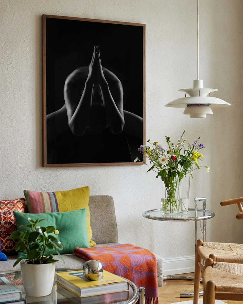 Serene Prayer Hands