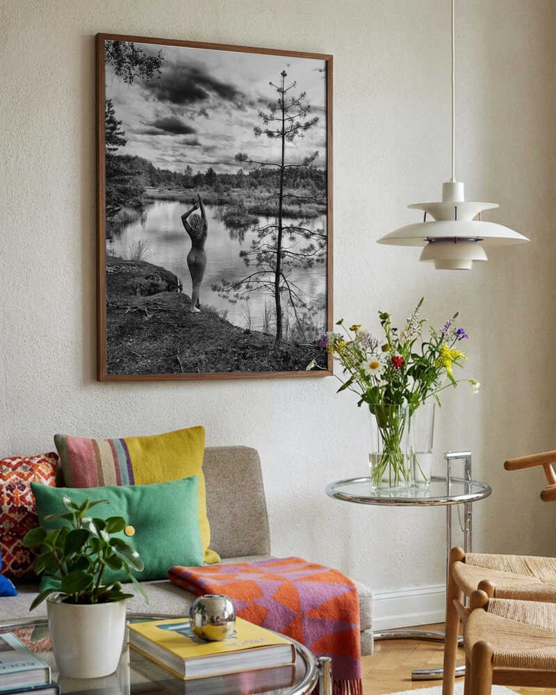 Graceful Nude Forest Lake