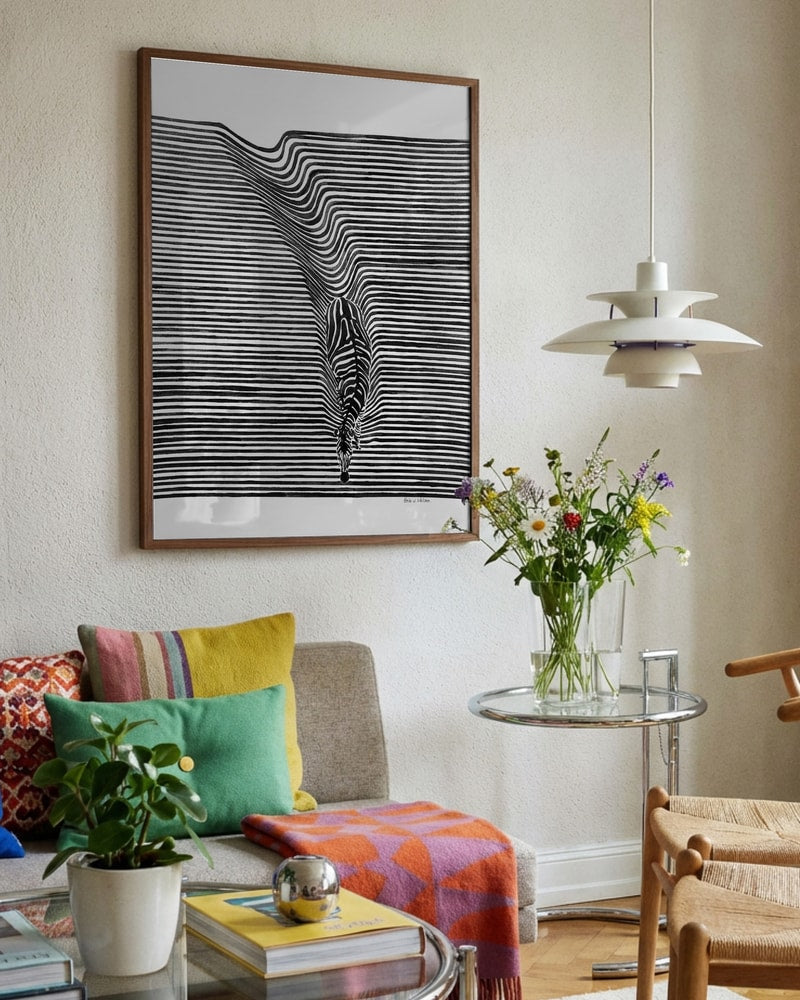 Zebra Optical Illusion