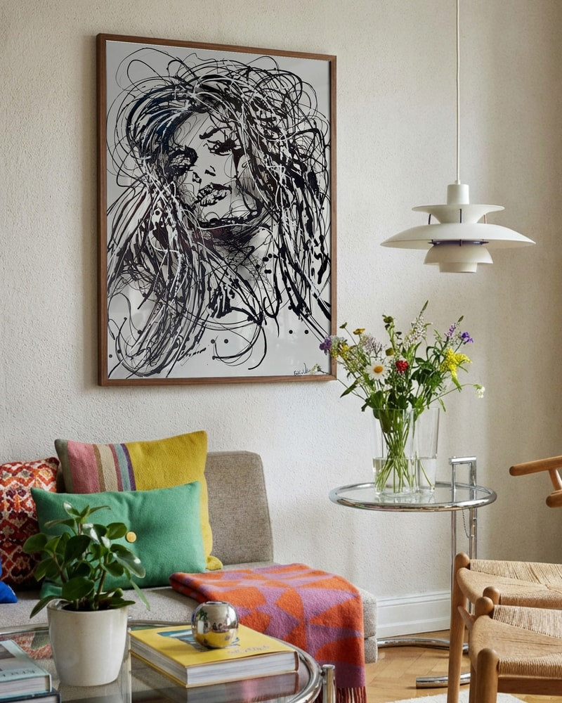 Expressive Ink Woman