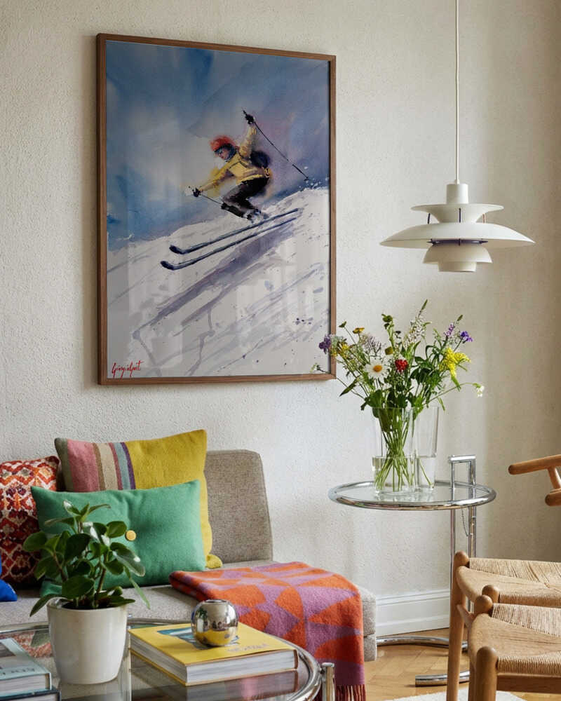Dynamic Skier Action