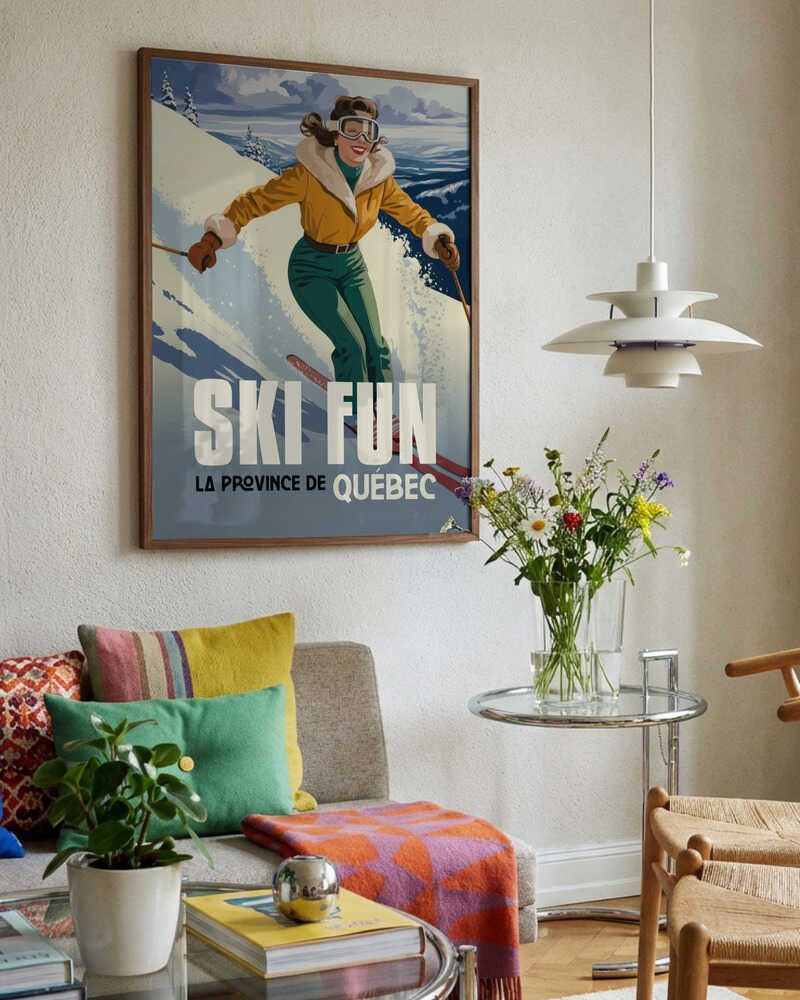 Vintage Quebec Ski Fun