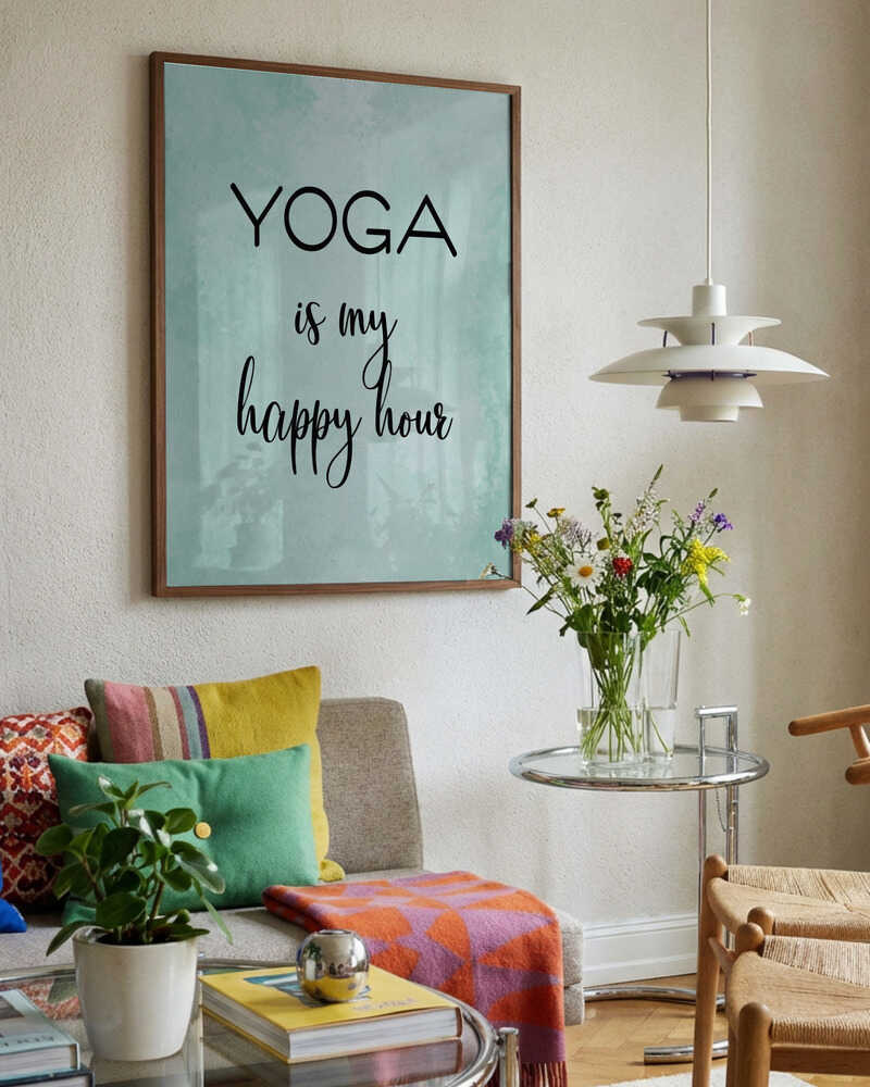 Yoga Happy Hour Quote