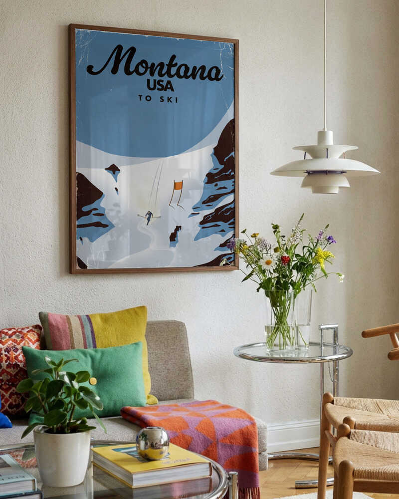 Vintage Montana Ski