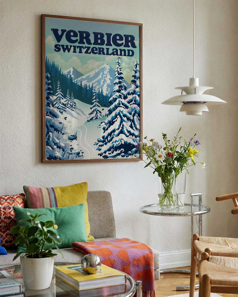 Verbier Mountain Ski Slopes