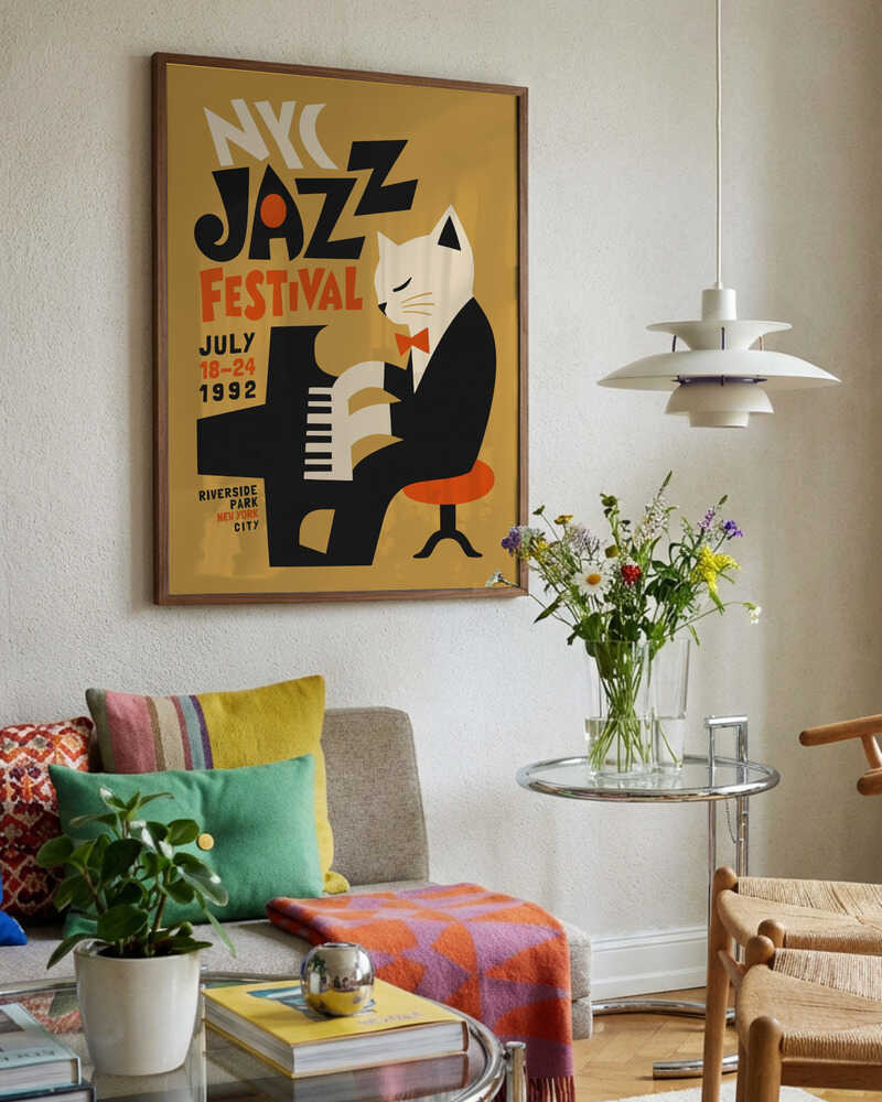Tuxedo Cat Jazz Pianist