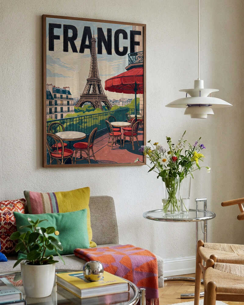 Eiffel Tower Cafe Terrace