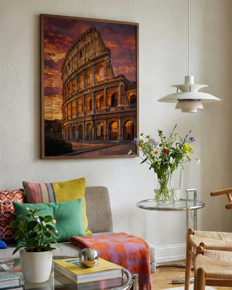 Colosseum Sunset Glow