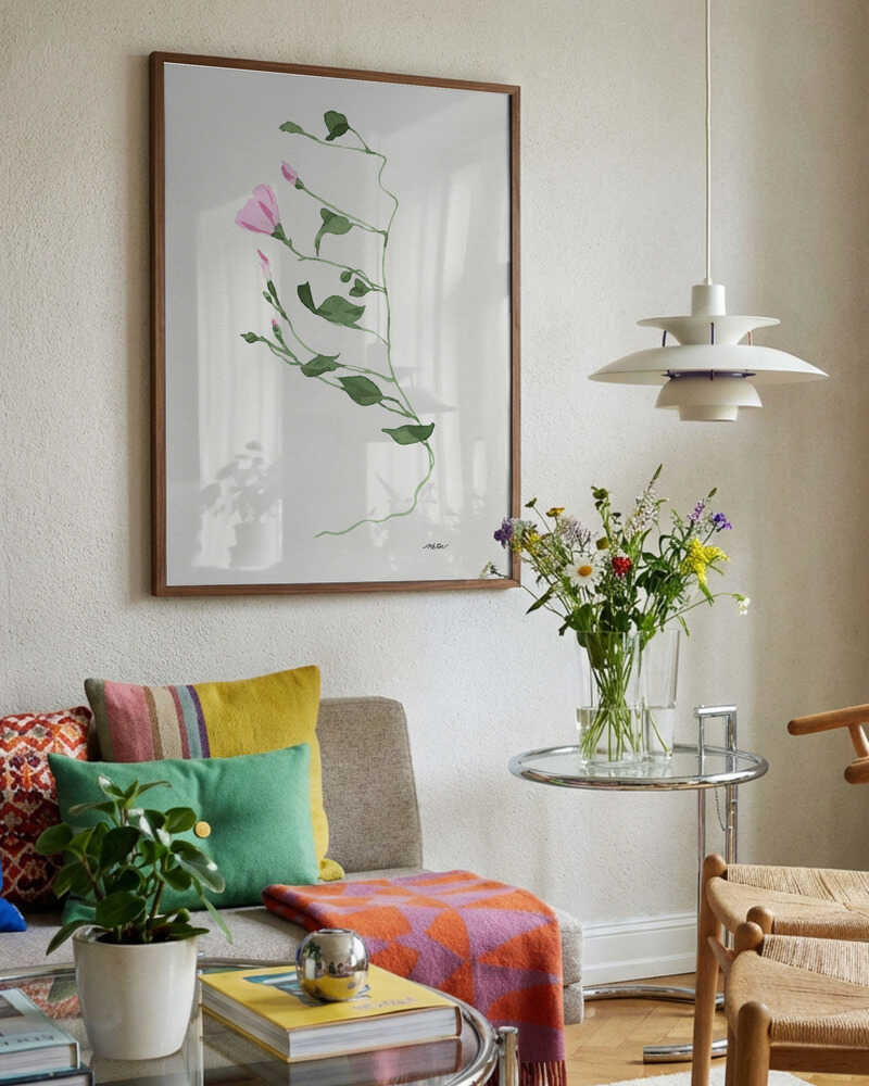 Graceful Pink Stem