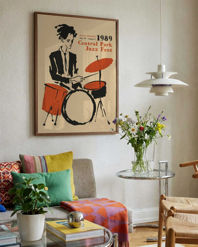 Vintage Jazz Drummer