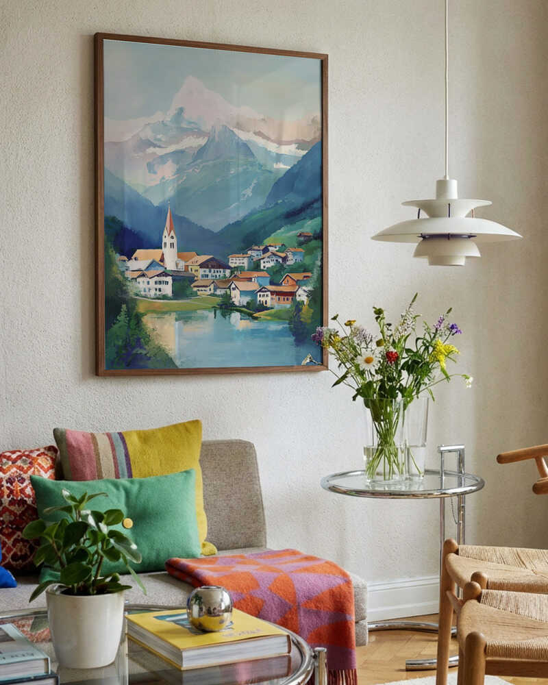 Idyllic Mountain Village