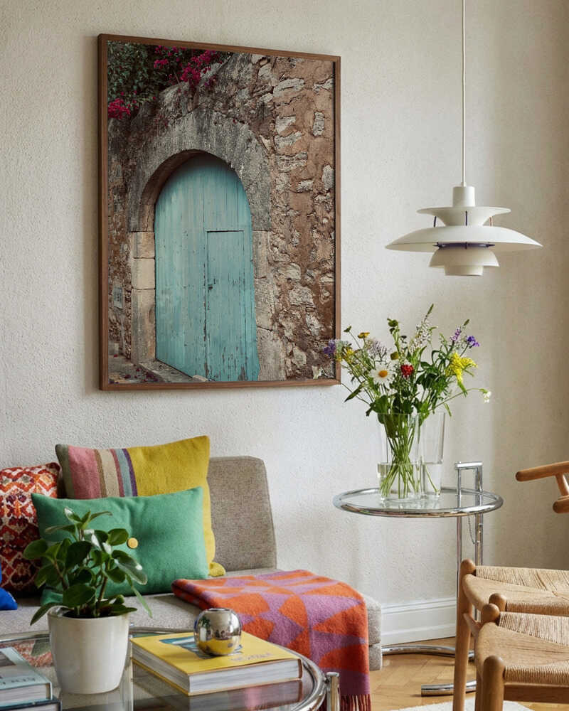 Rustic Blue Doorway