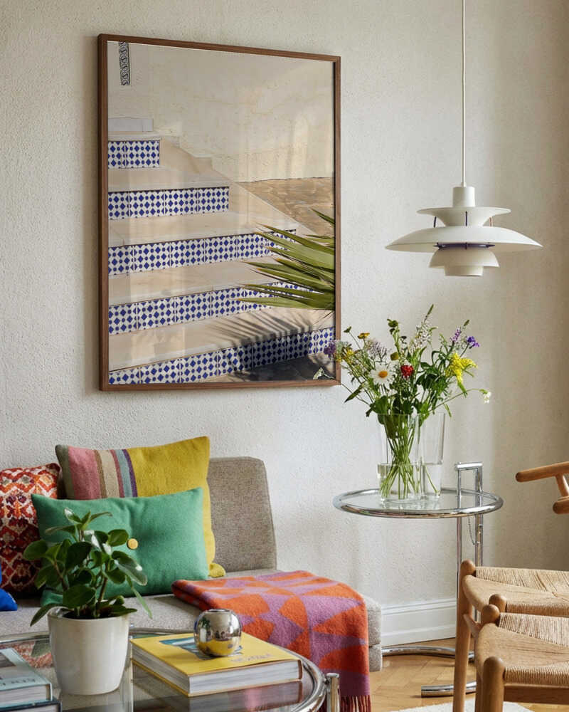 Mediterranean Blue Stairs