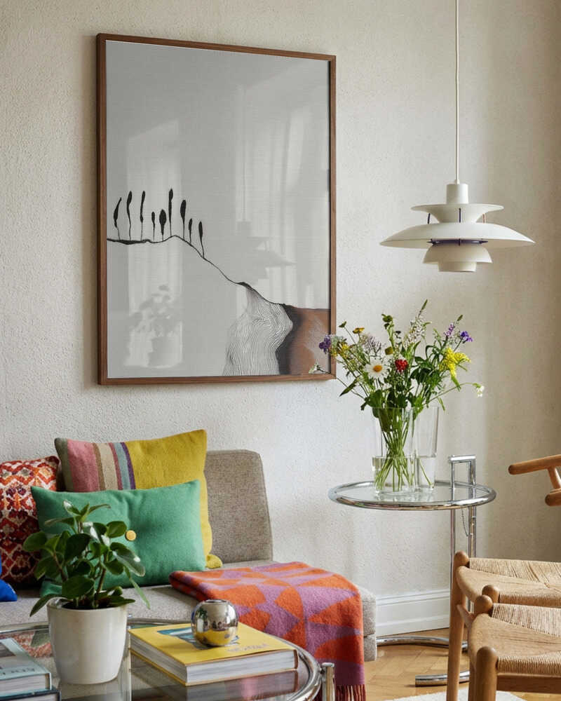 Minimalist Mountain Serenity