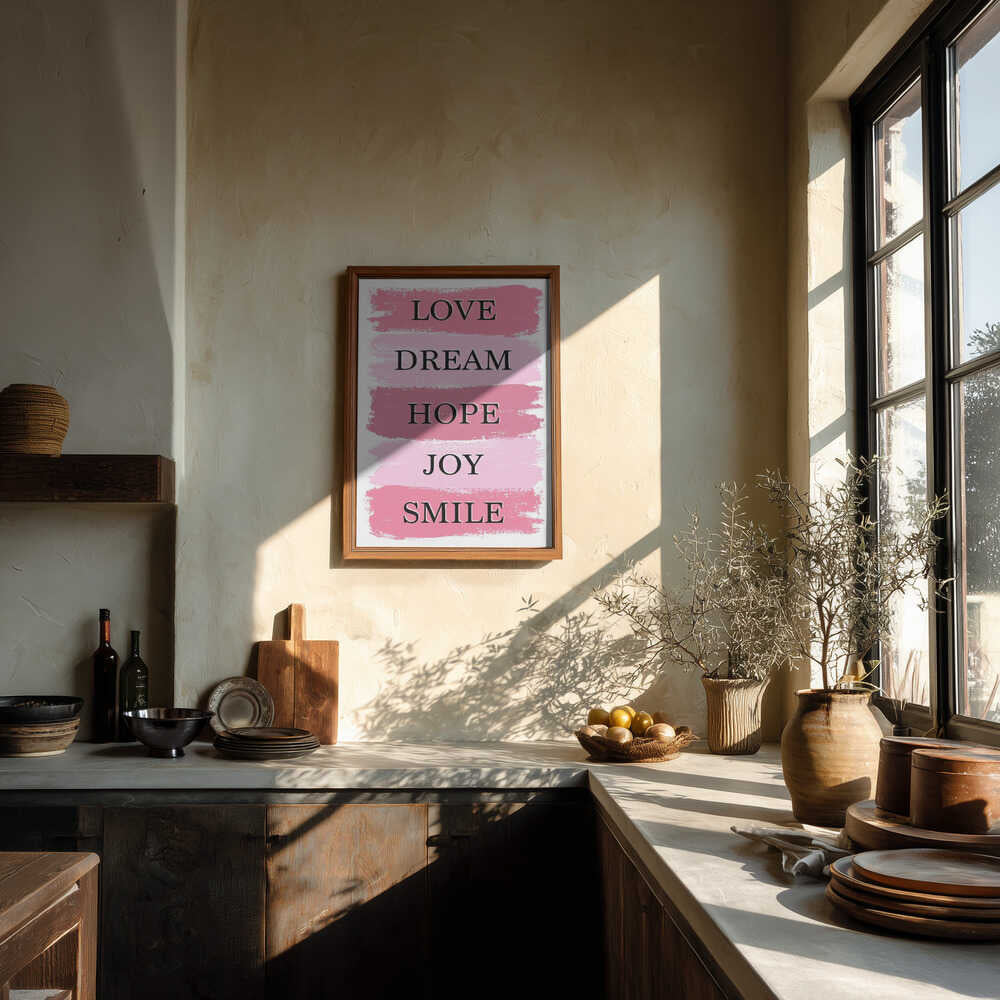 Pink Inspirational Words