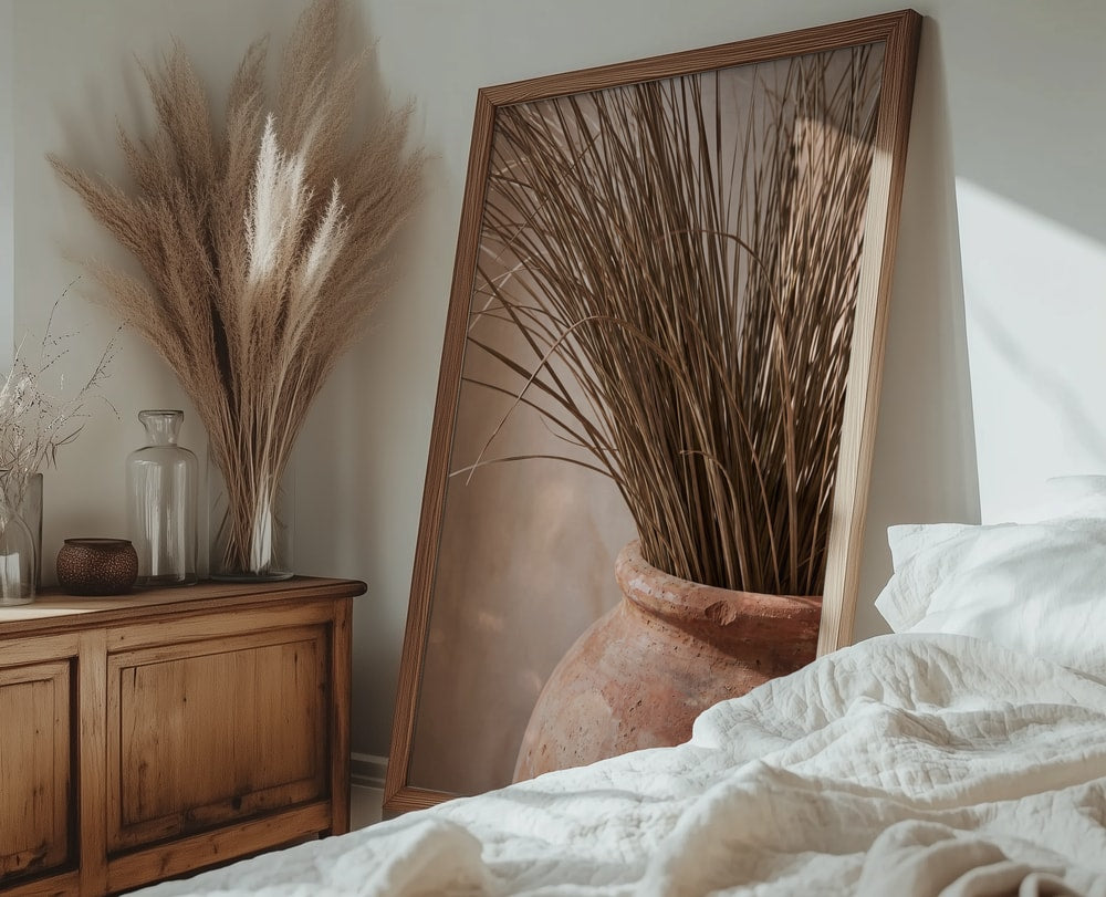 Rustic Terracotta Dry Grass