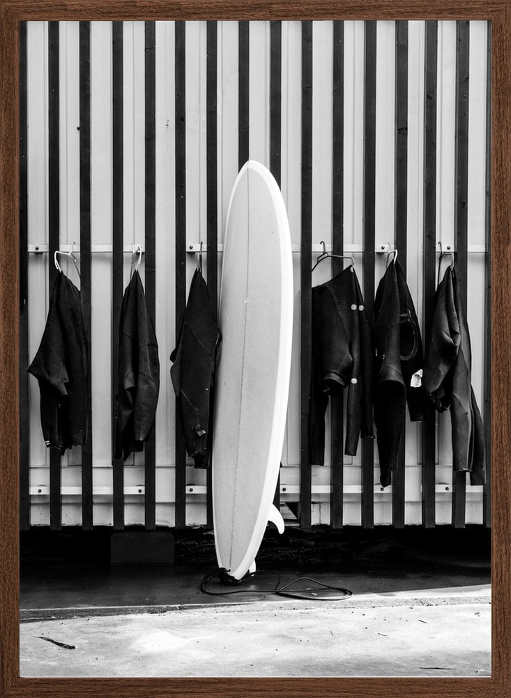 Surfboard Wetsuits Wall