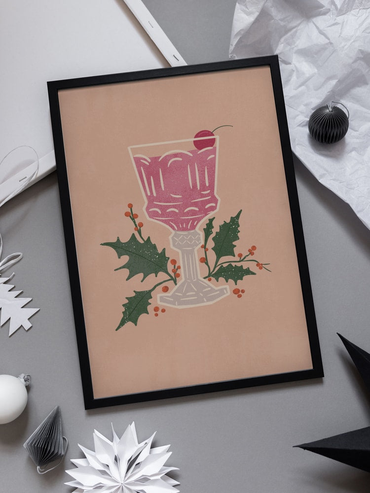 Pink Holly Cocktail