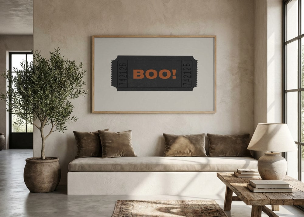 Halloween Boo Ticket