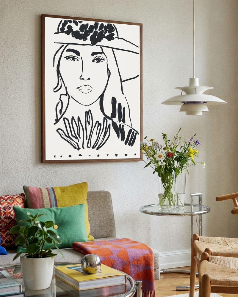 Woman in Hat Portrait