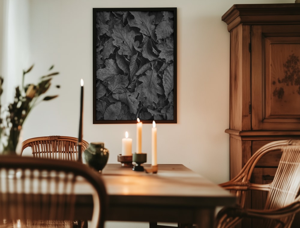 Monochrome Fall Foliage