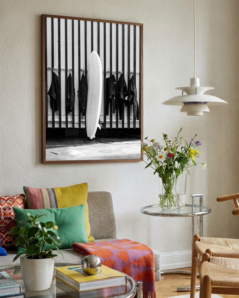 Surfboard Wetsuits Wall