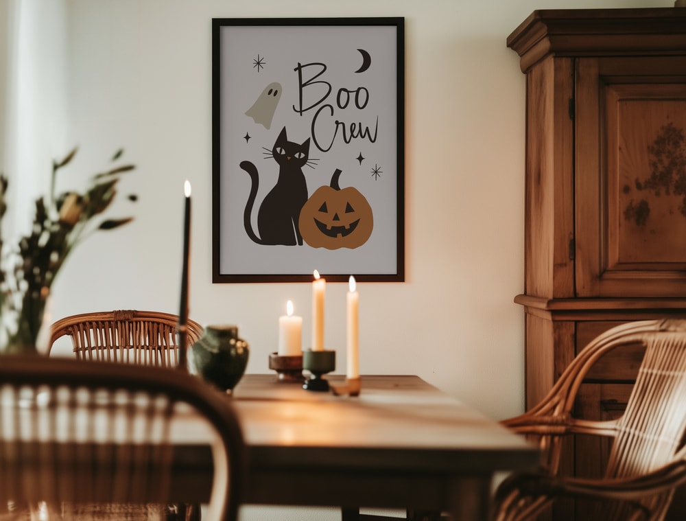 Boo Crew Halloween Cat