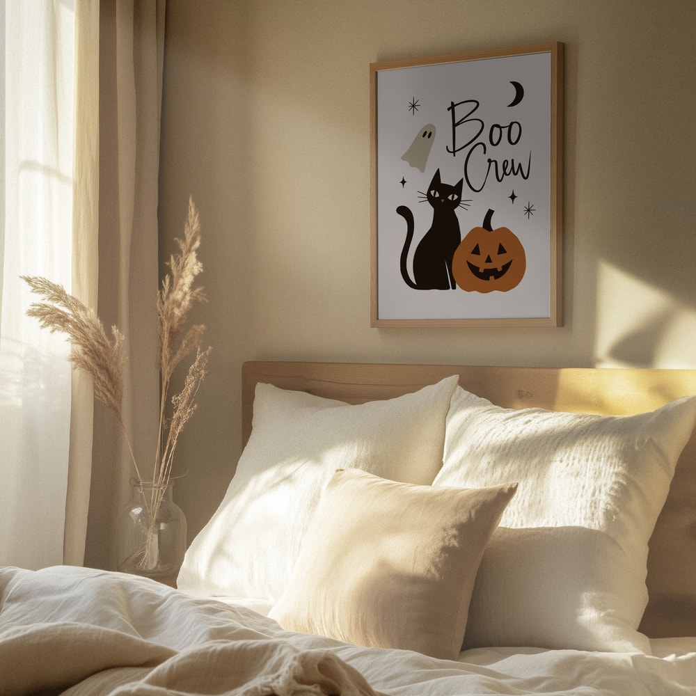 Boo Crew Halloween Cat