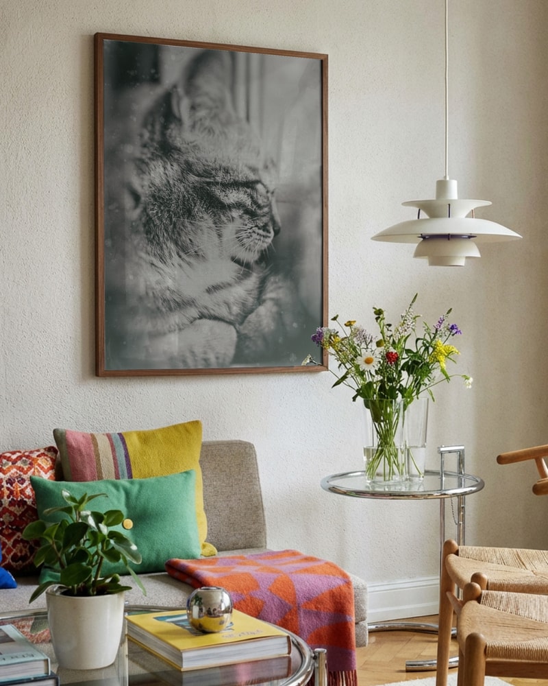 Peaceful Tabby Cat