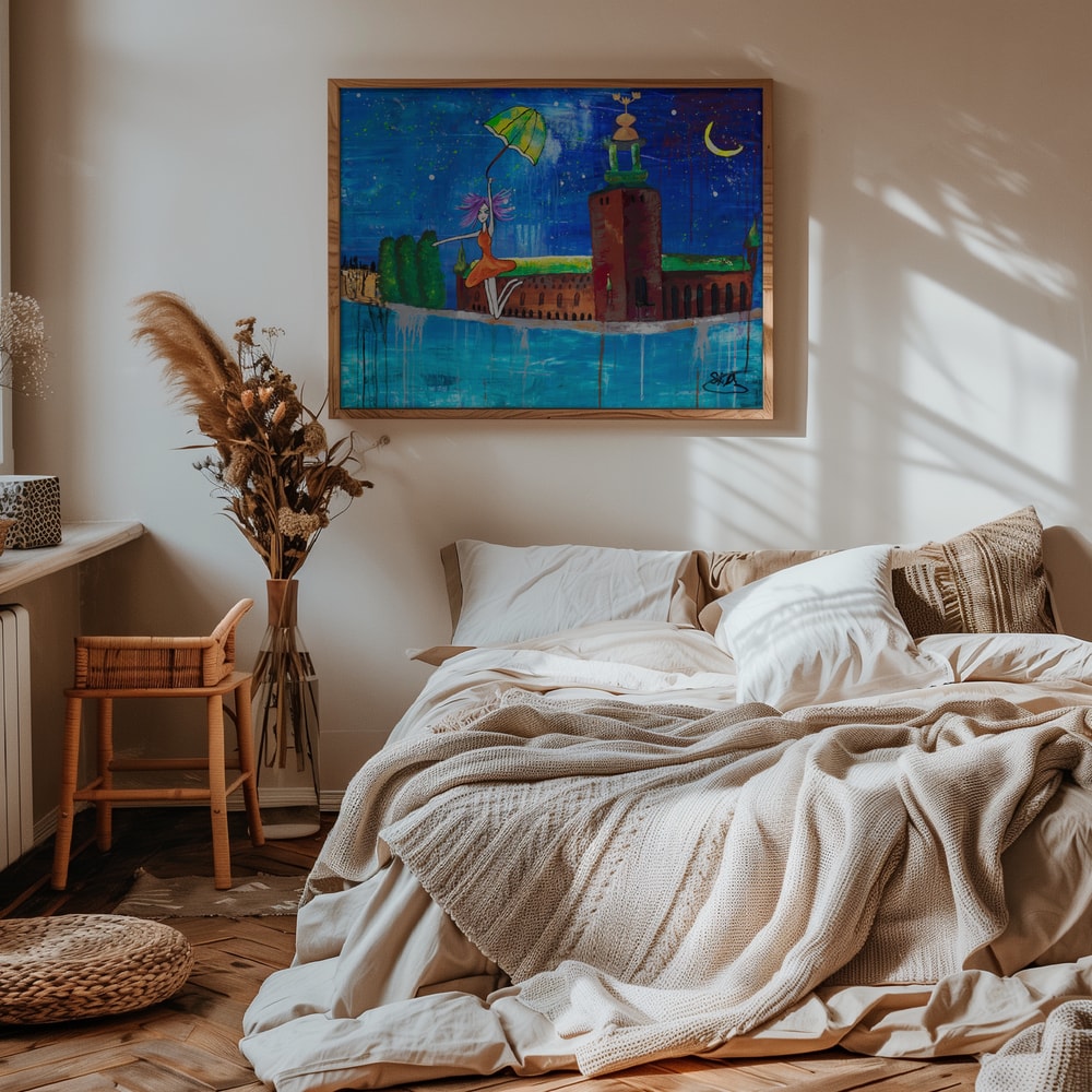 Whimsical Girl Stockholm Night