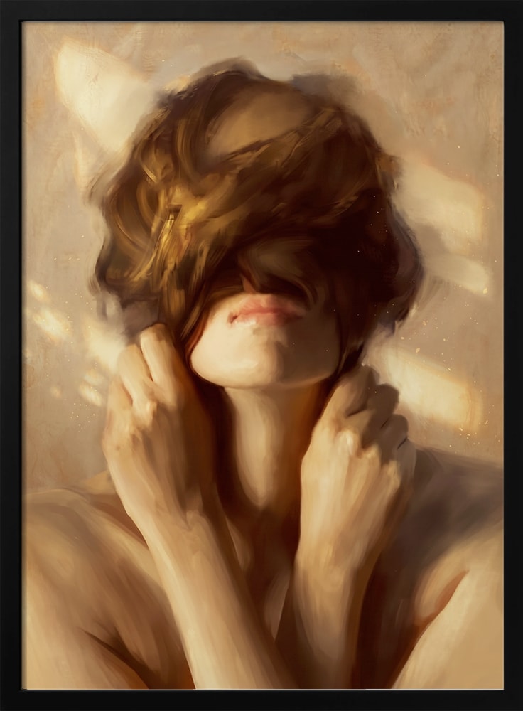 Hidden Face Golden Light