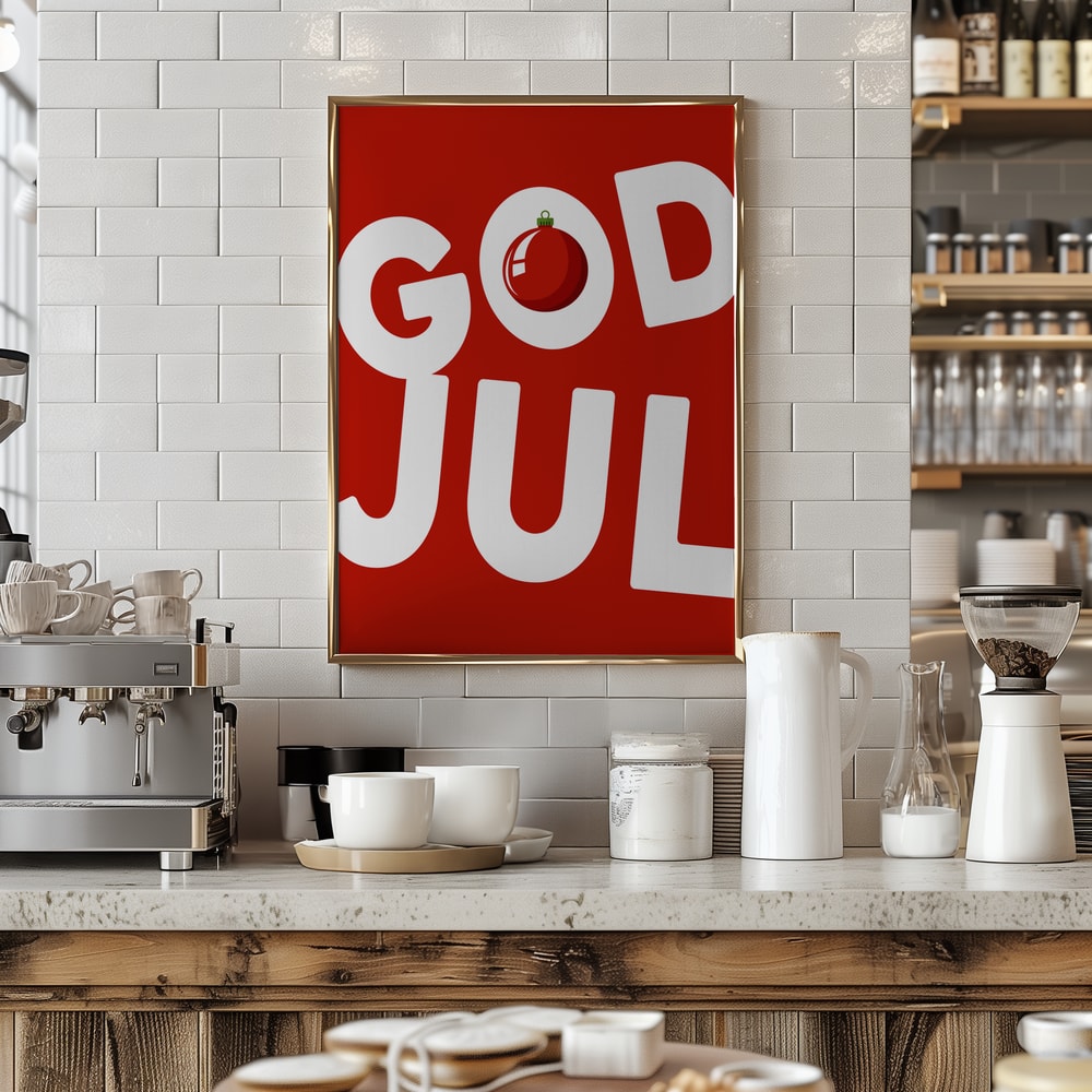 Festive God Jul Ornament