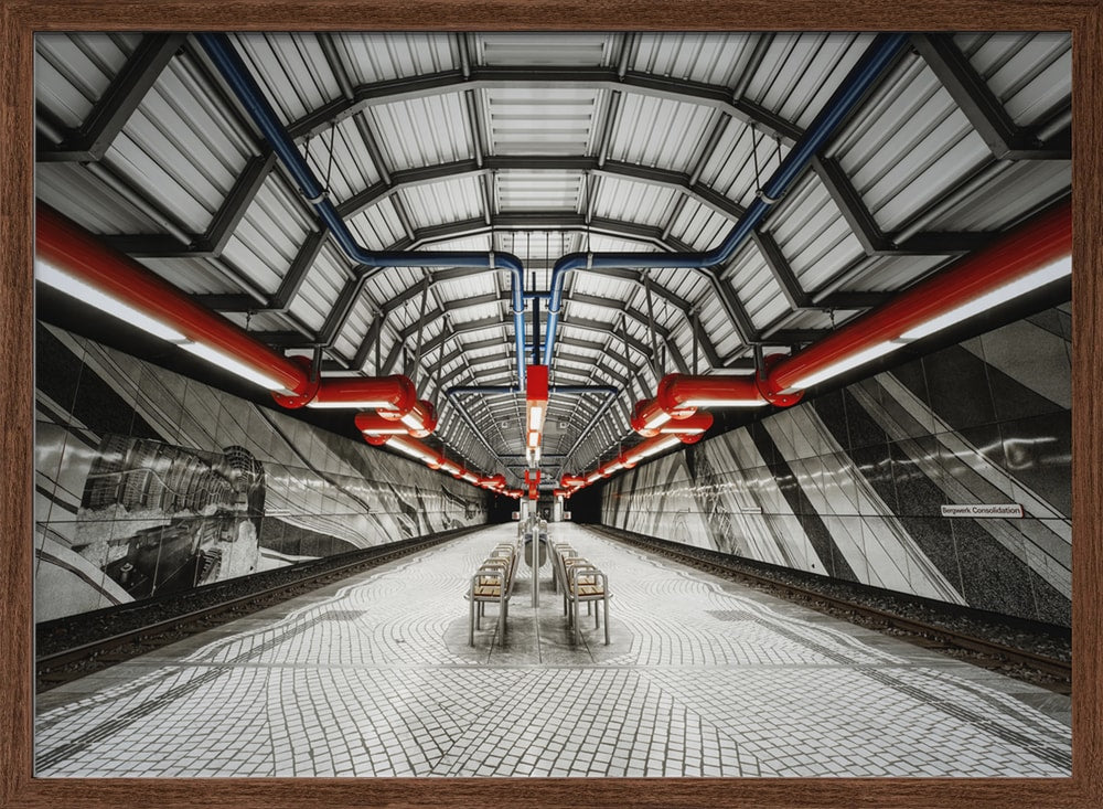 Modern Subway Station