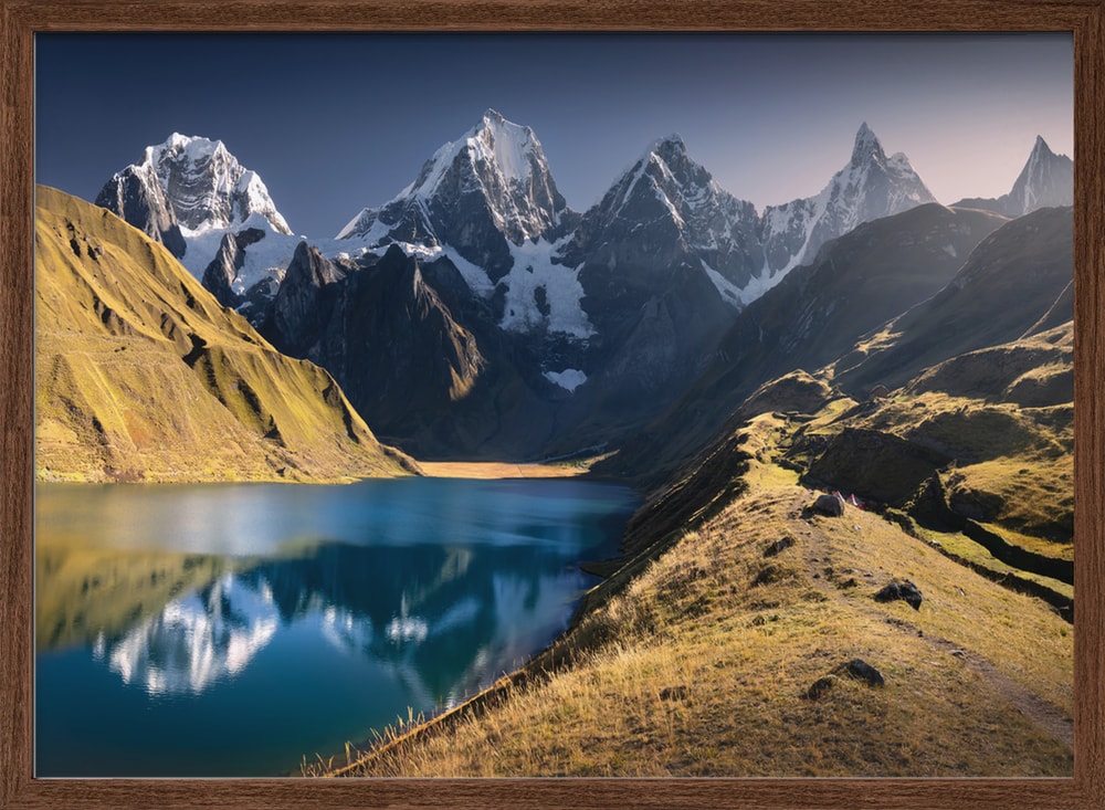 Majestic Alpine Lake Reflection