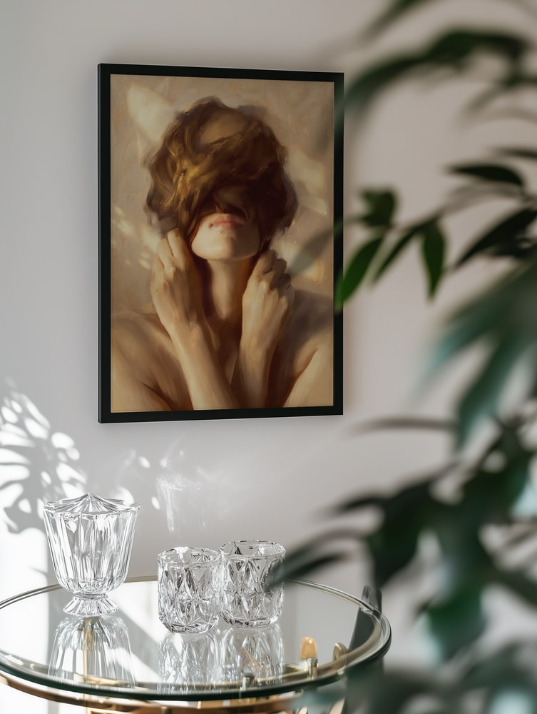Hidden Face Golden Light