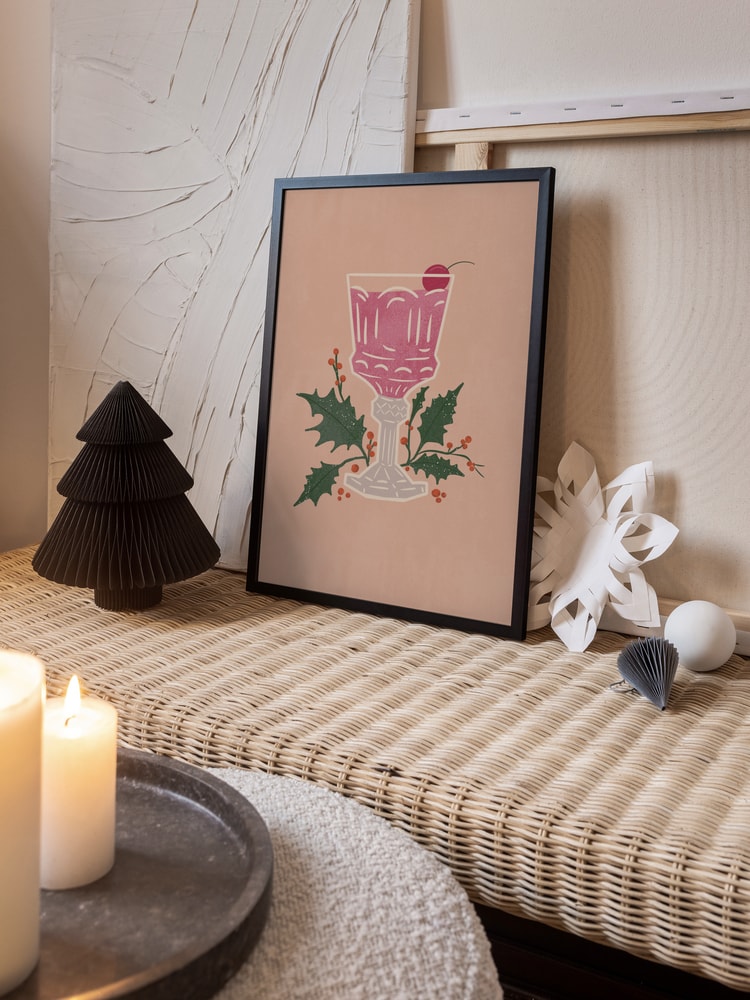 Pink Holly Cocktail