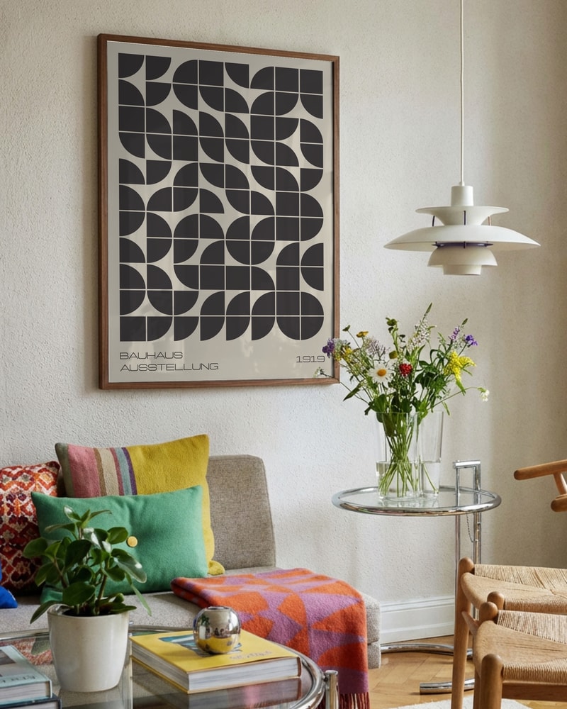 Bauhaus Geometric Exhibition