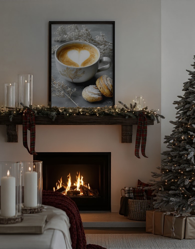 Warm Coffee Heart Breakfast