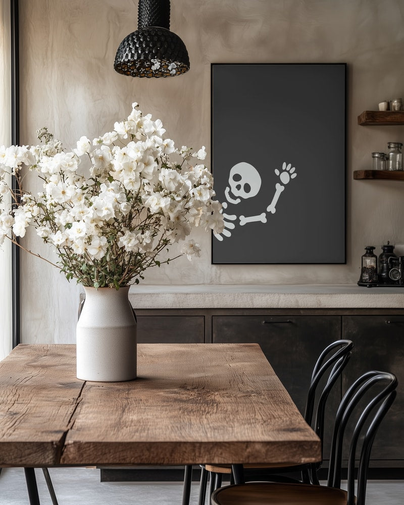 Friendly Waving Skeleton