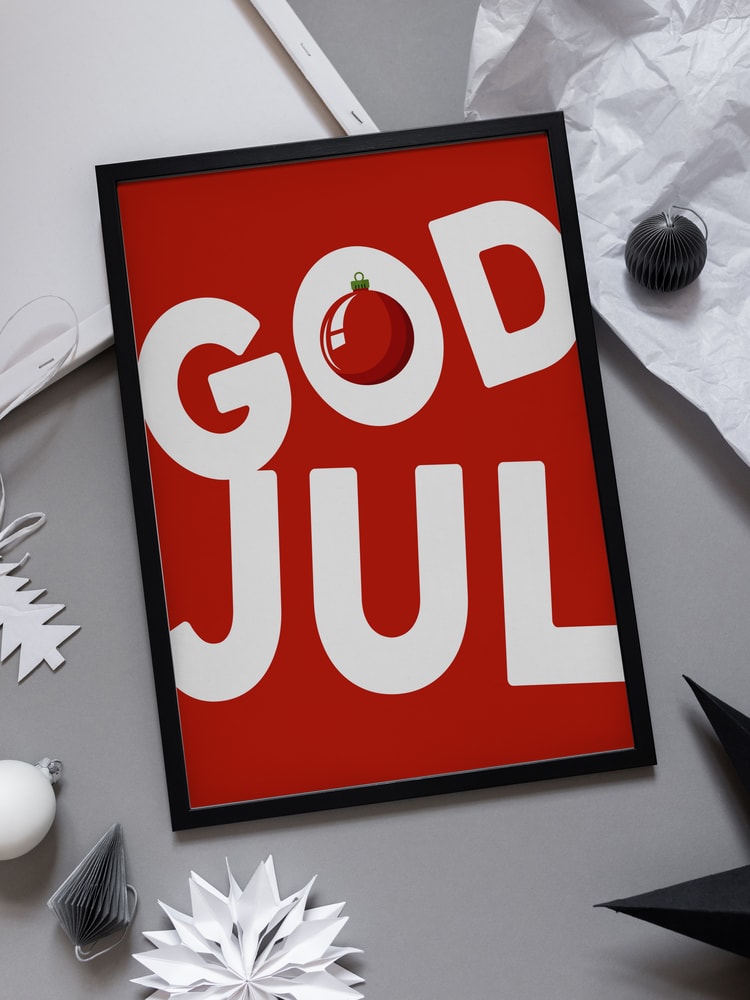 Festive God Jul Ornament