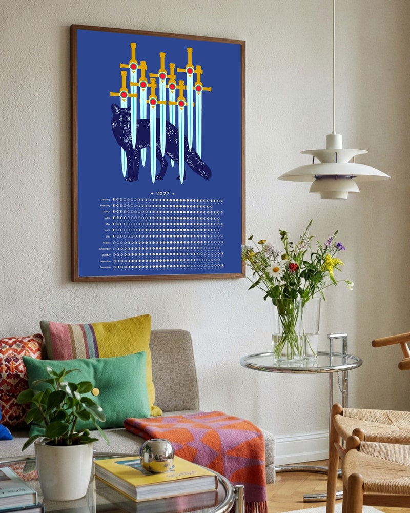 Ten Swords Wolf Calendar