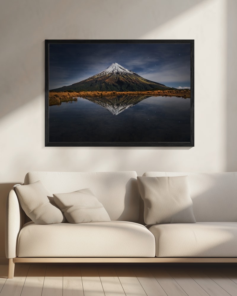 Starry Mountain Reflection