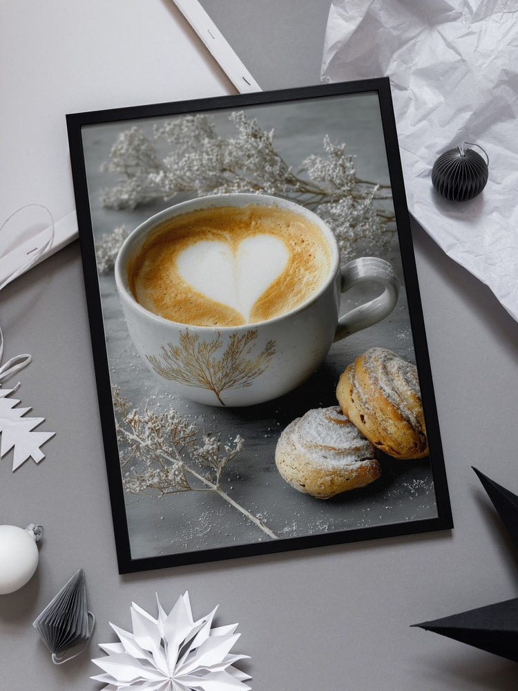 Warm Coffee Heart Breakfast