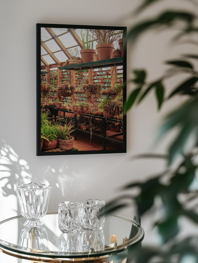 Lush Greenhouse Garden