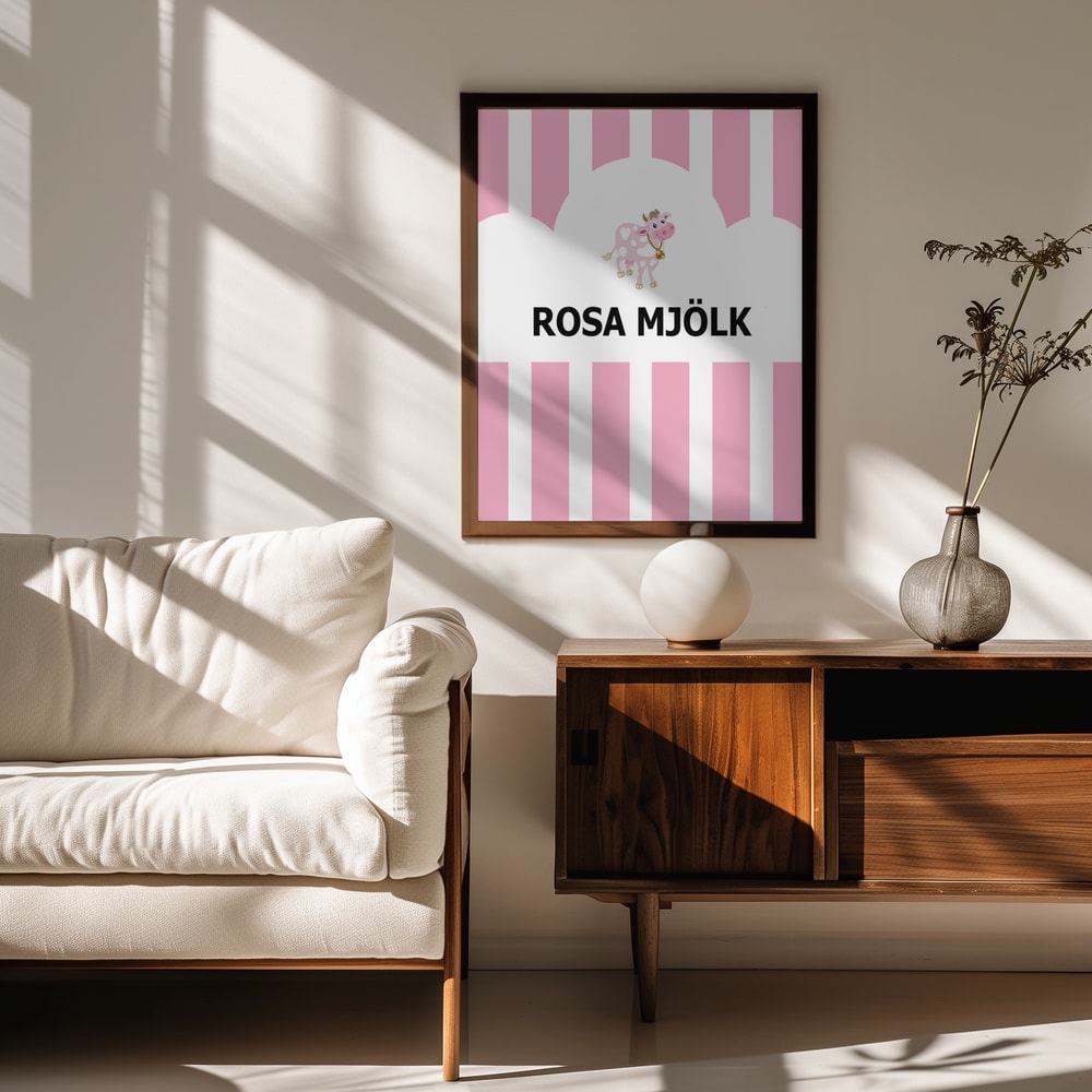 Sweet Pink Cow Stripes