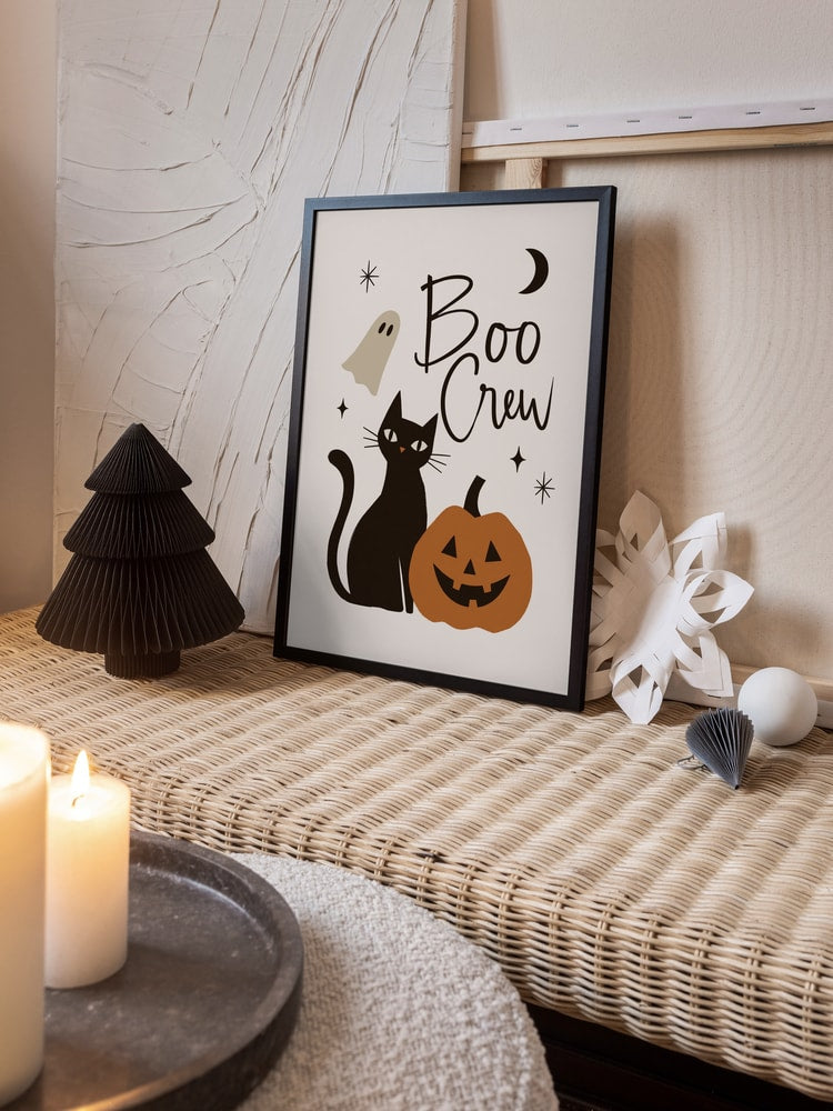 Boo Crew Halloween Cat