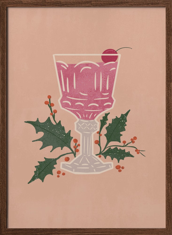 Pink Holly Cocktail