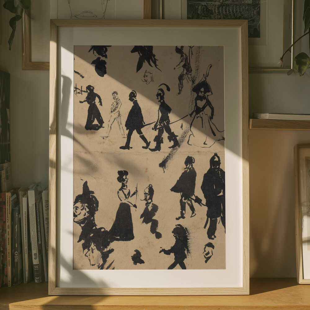 Studieblad Met Mannen En Vrouwen